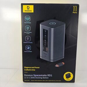 Baseus Spacemate RD1 11-in-1 Docking Station 100W GaN 4K Triple Display BS-OH137